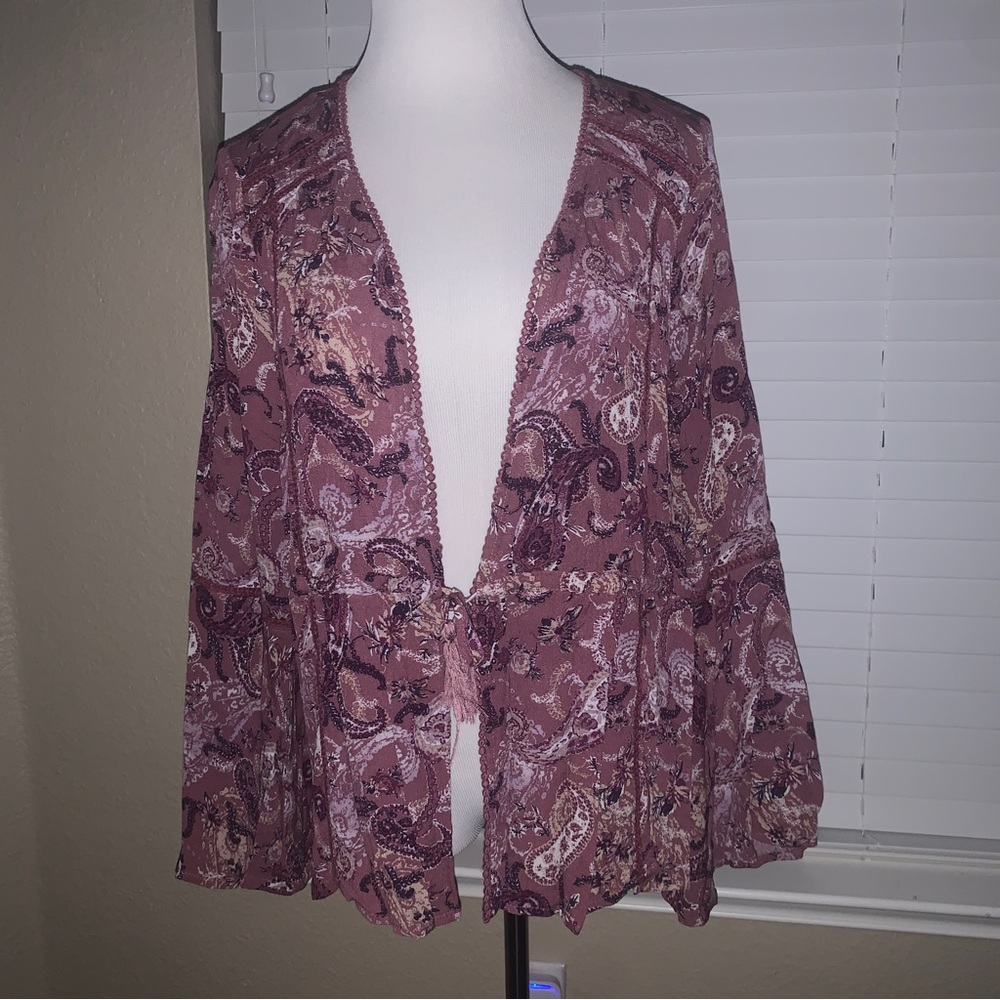 Altar’d State Bell Sleeve Paisley Kimono